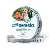 Coleira Antipulgas Seresto Cães e gatos até 8kg - 8 meses de proteção